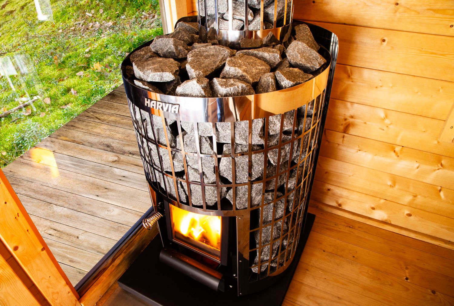 Cilindro Series 16kW Wood-Burning Sauna Stove