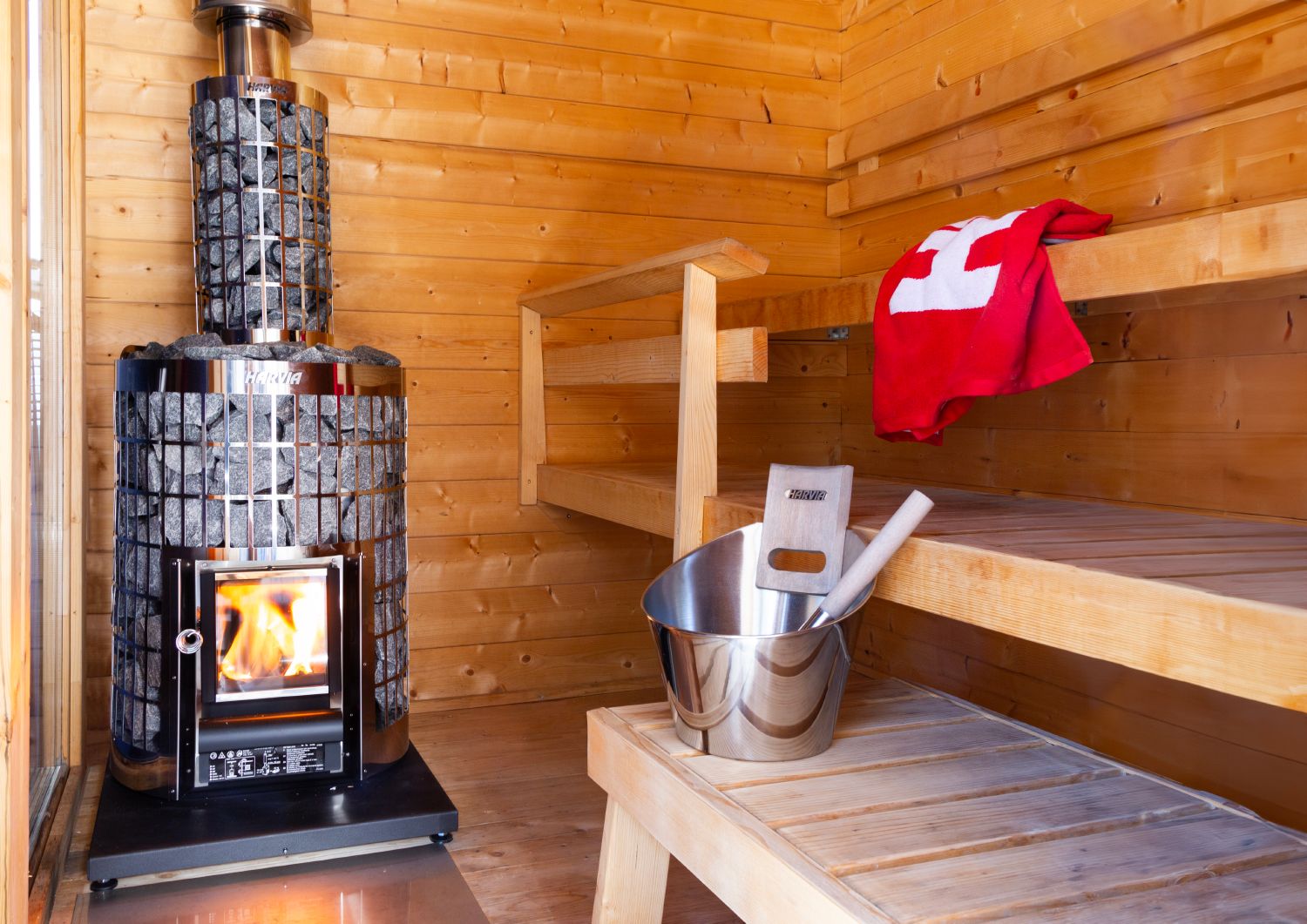 Cilindro Series 16kW Wood-Burning Sauna Stove