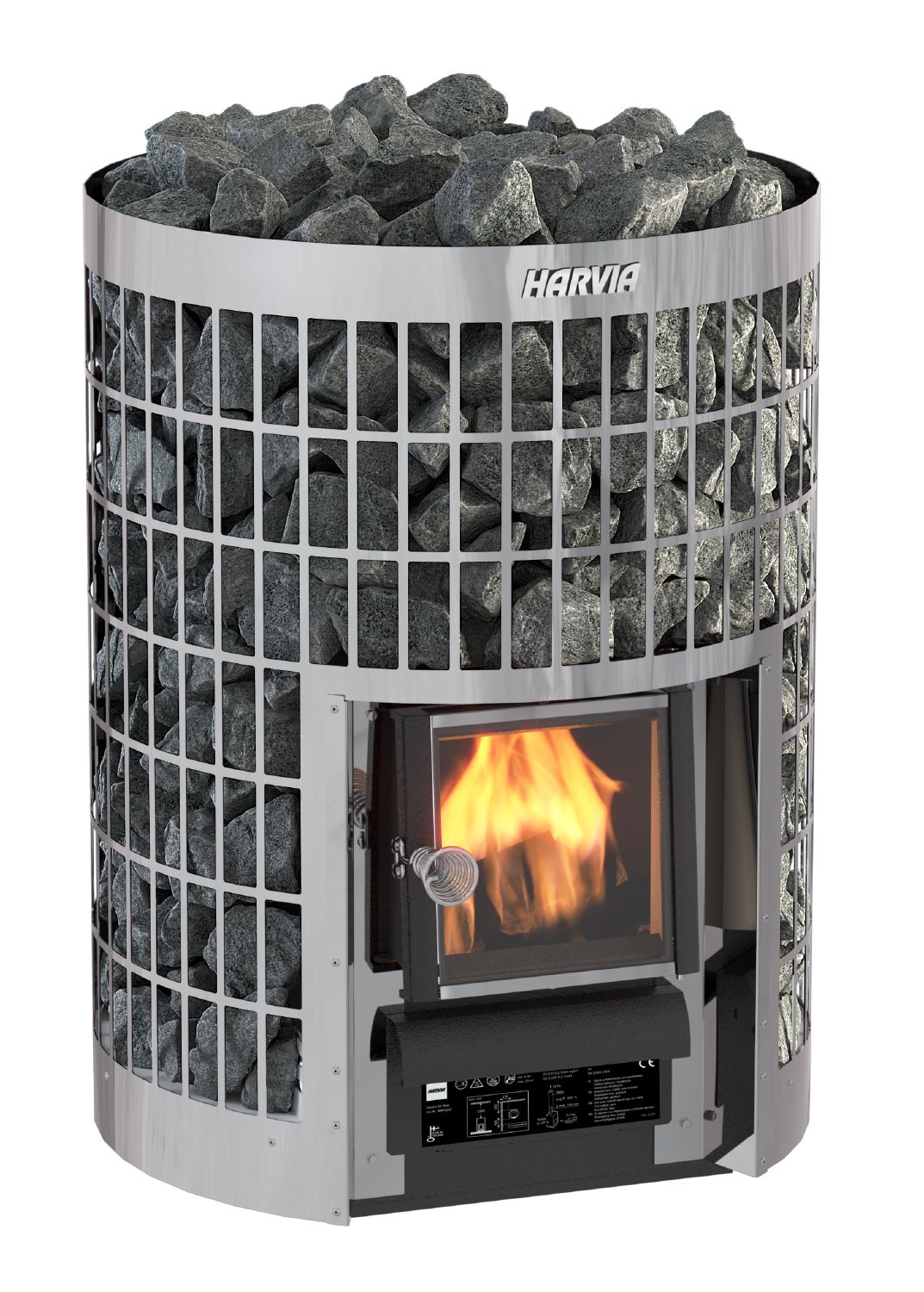 Cilindro Series 16kW Wood-Burning Sauna Stove