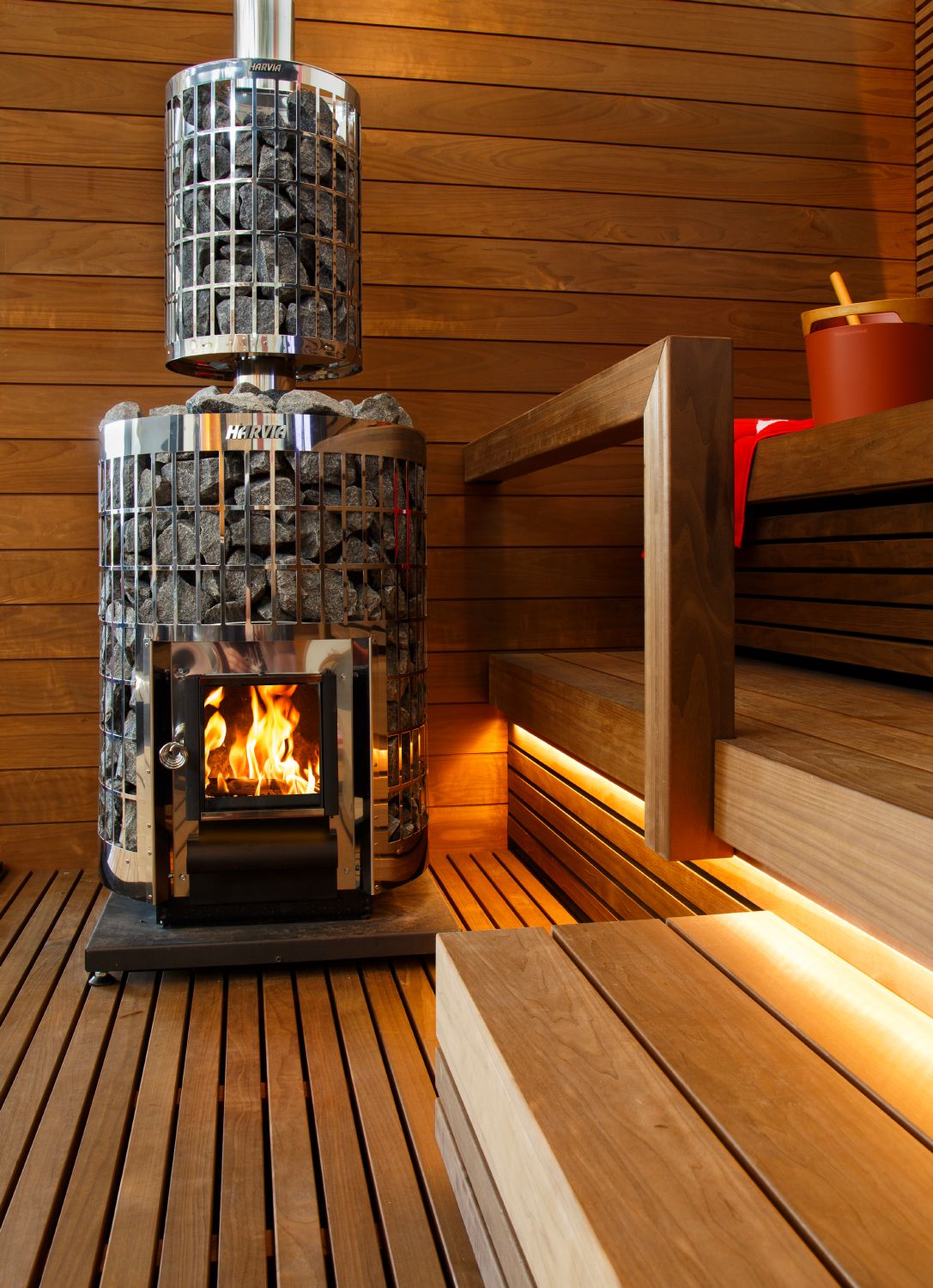 Cilindro Series 17kW Wood-Burning Sauna Stove