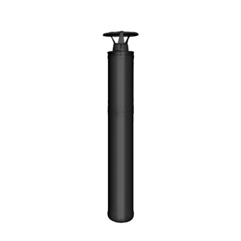 Sauna Wood Stove Chimney Kit, 1500mm, Black Steel