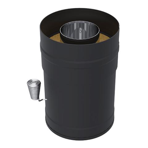 Smoke Damper, Black Steel