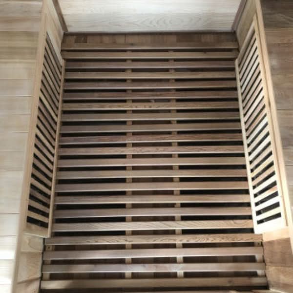 SunRay Roslyn 4-Person Indoor Infrared Sauna with Side Bench - Image 5