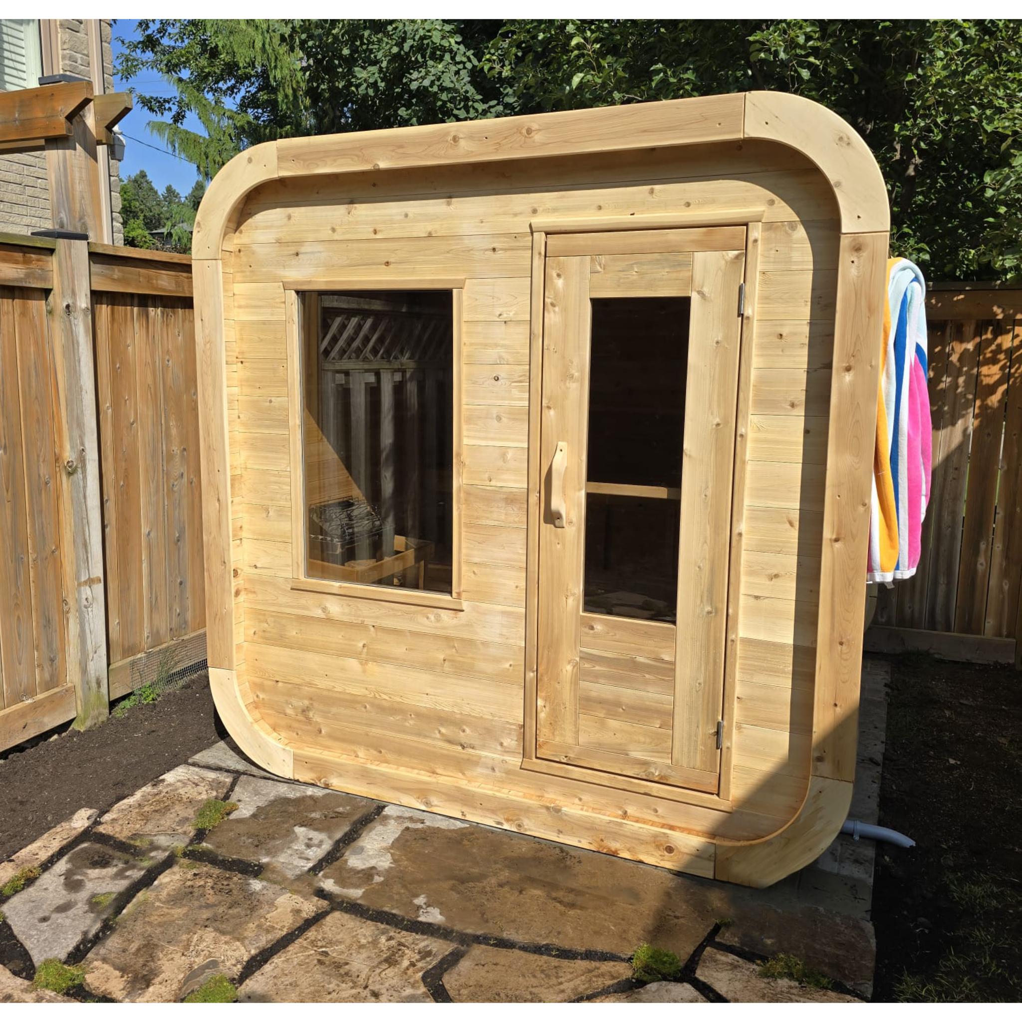 Leisurecraft Canadian Timber Luna Sauna with Electric Heater (CTC22LU)