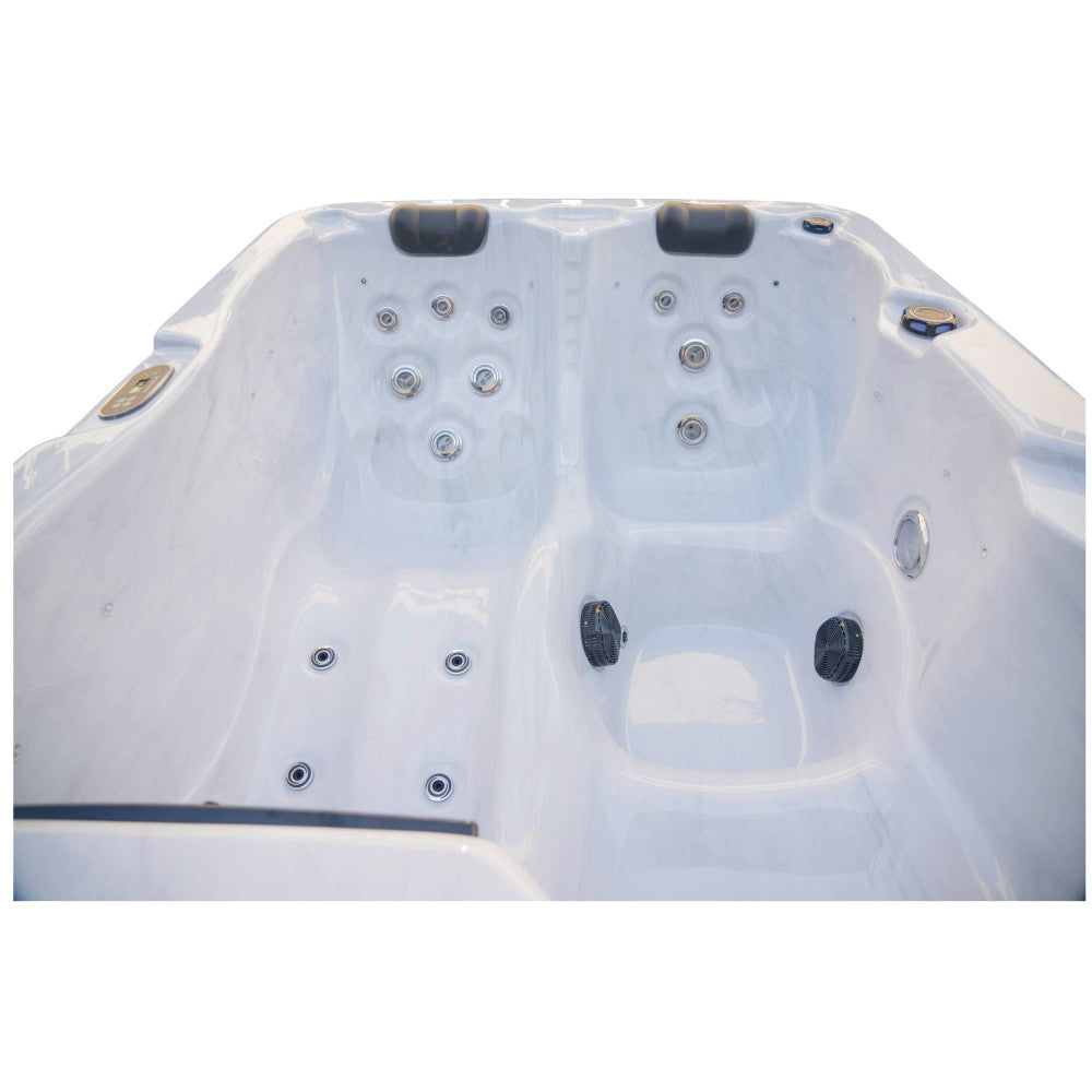 Luxury Spas Allure 3 Person Plug & Play Hot Tub — 29 Jet Spa (WS-7011PP)