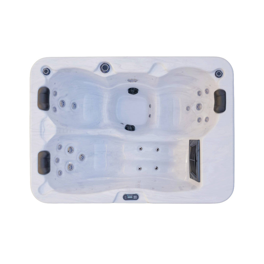 Luxury Spas Allure 3 Person Plug & Play Hot Tub — 29 Jet Spa (WS-7011PP)