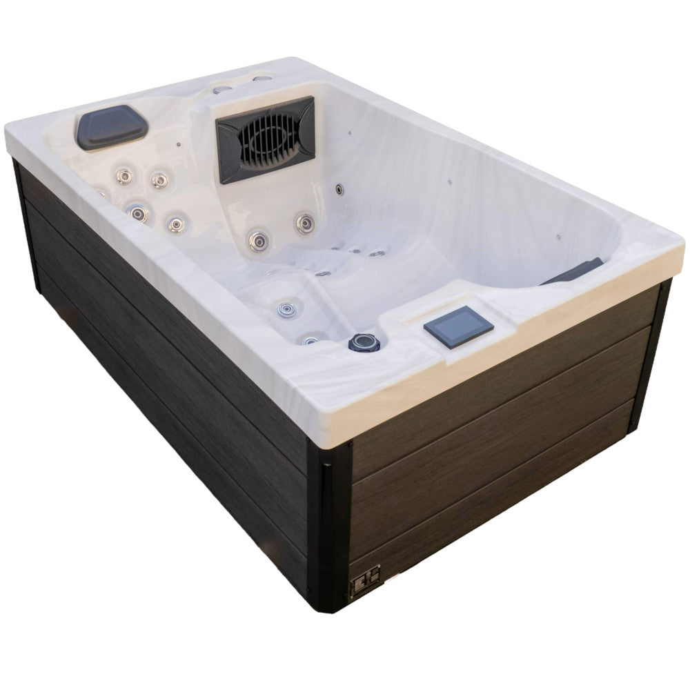 Luxury Spas Cascade 2 Person Hot Tub — 29 Jet Lounger Spa (WS-303)