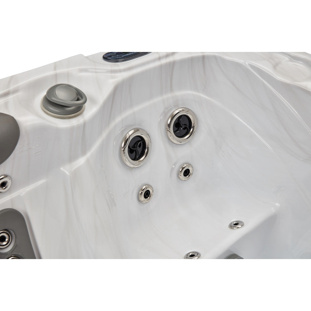 Luxury Spas Casey 3 Person Hot Tub — 47 Stainless Steel Jet Spa (WS-595)