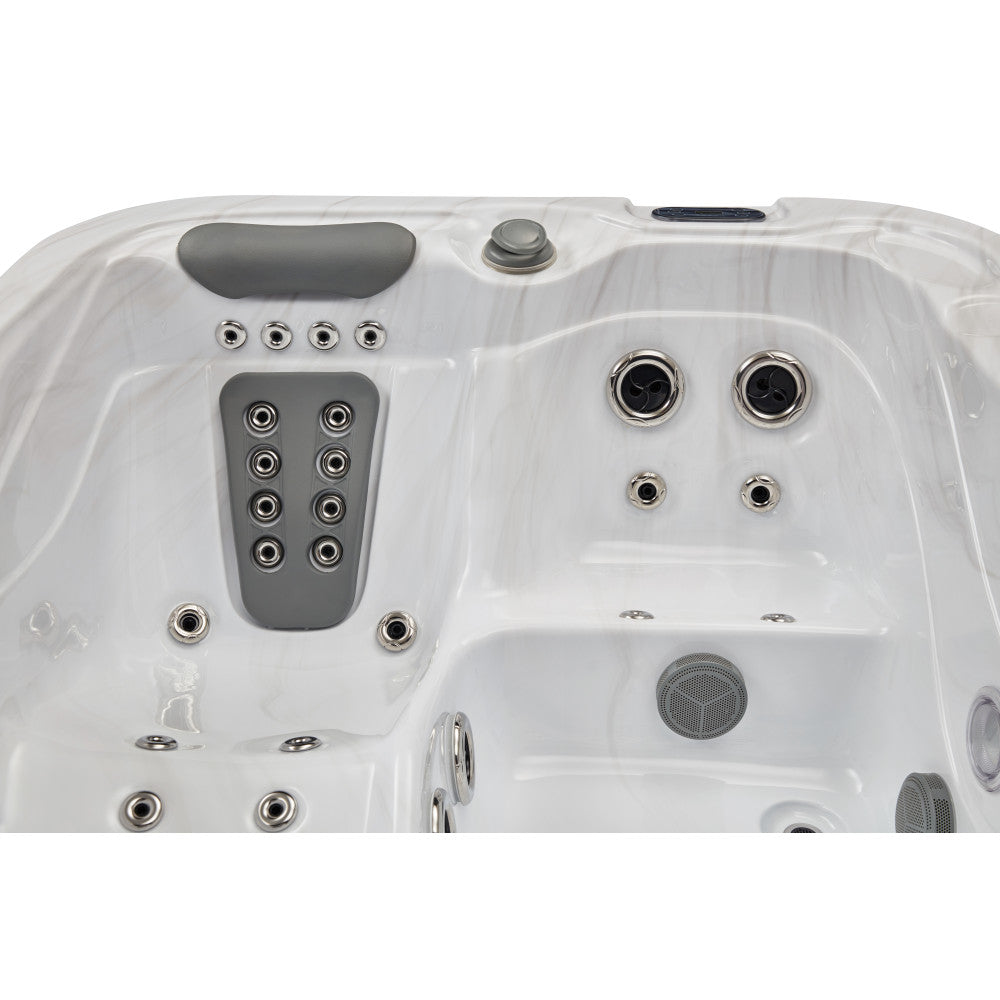 Luxury Spas Casey 3 Person Hot Tub — 47 Stainless Steel Jet Spa (WS-595)