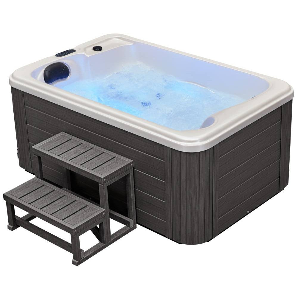 Luxury Spas Cashmere 2 Person Hot Tub — 15 Jet Intimate Spa (WS-790)