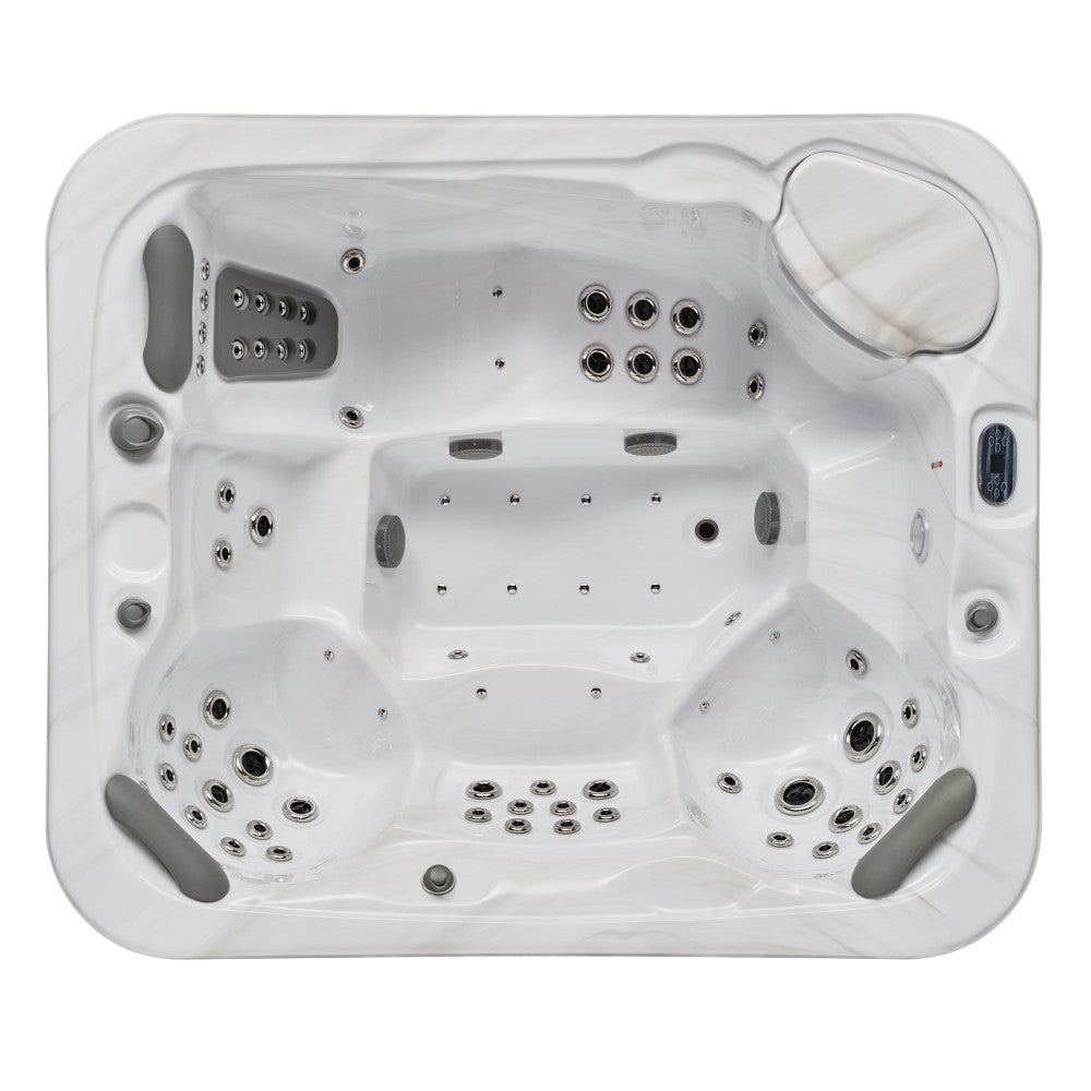 Luxury Spas Danika 5 Person Hot Tub — 84 Stainless Steel Jet Spa (WS-591)