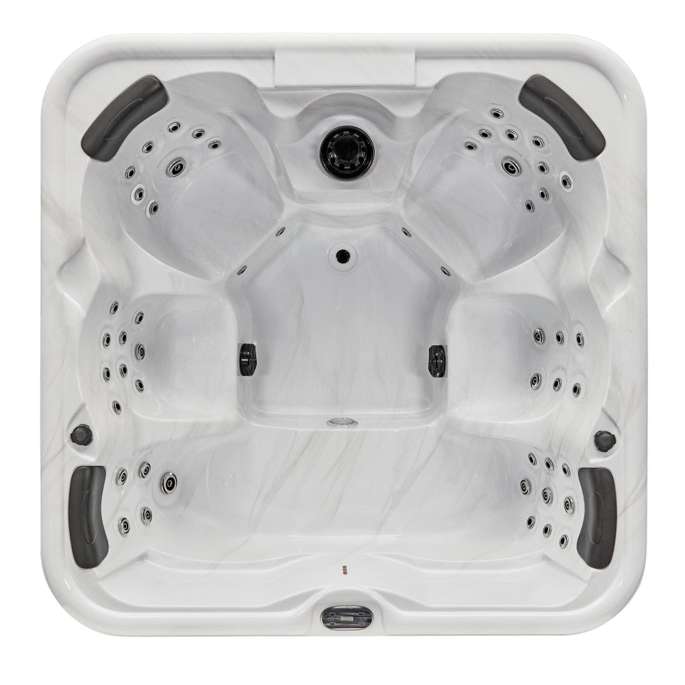 Luxury Spas Eclipse 6 Person Hot Tub — 51 Jet Hydrotherapy Spa (WS-192)
