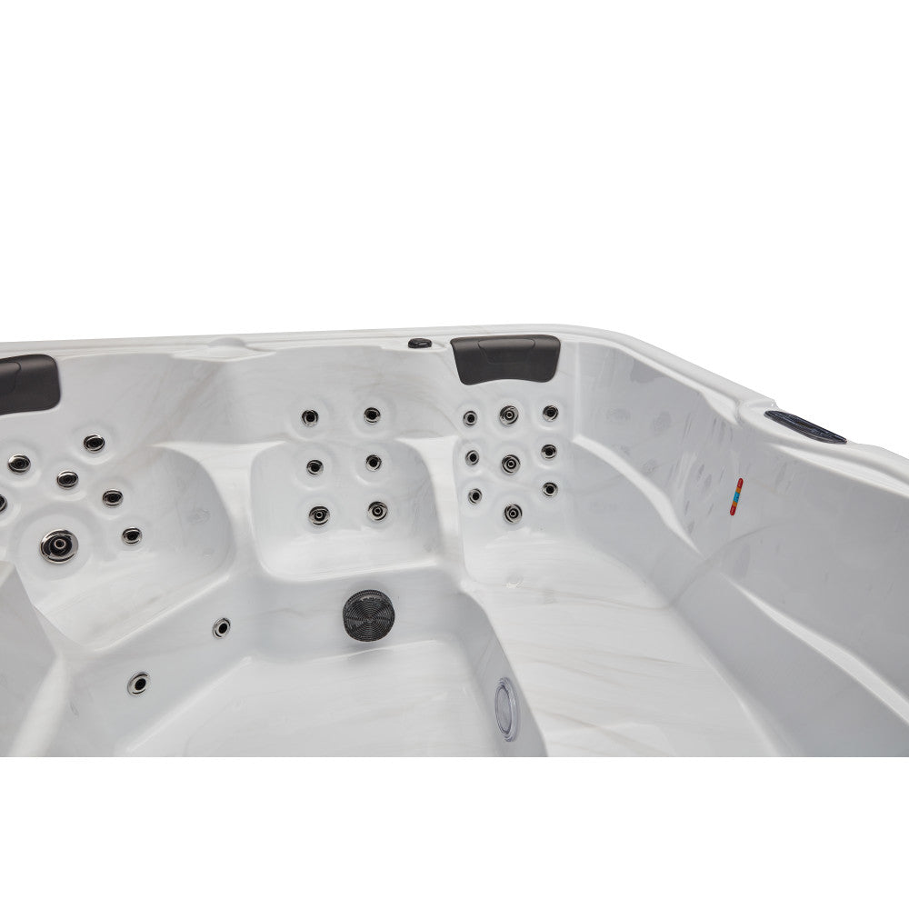 Luxury Spas Eclipse 6 Person Hot Tub — 51 Jet Hydrotherapy Spa (WS-192)