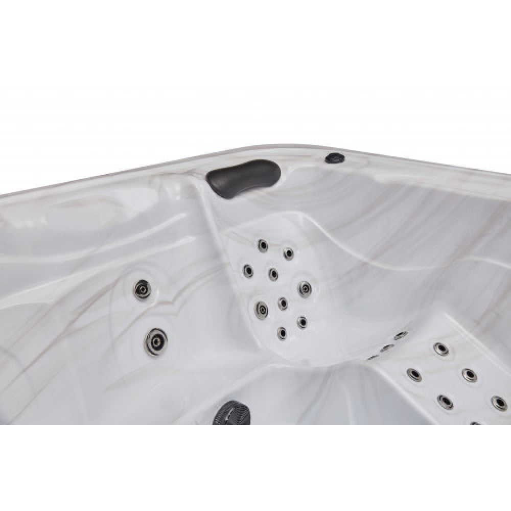 Luxury Spas Eclipse 6 Person Hot Tub — 51 Jet Hydrotherapy Spa (WS-192)