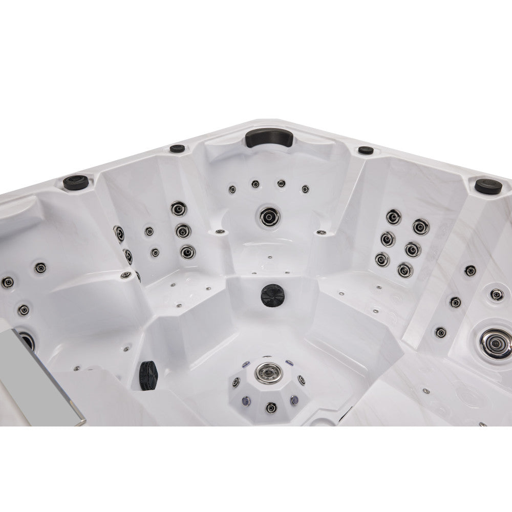 Luxury Spas Galley 5 Person Hot Tub — 60 Jet Premium Spa (WS-008)