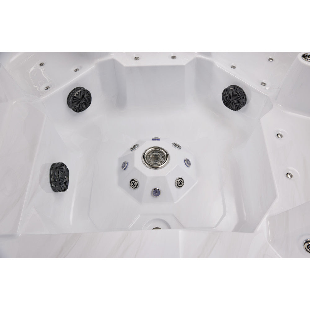 Luxury Spas Galley 5 Person Hot Tub — 60 Jet Premium Spa (WS-008)