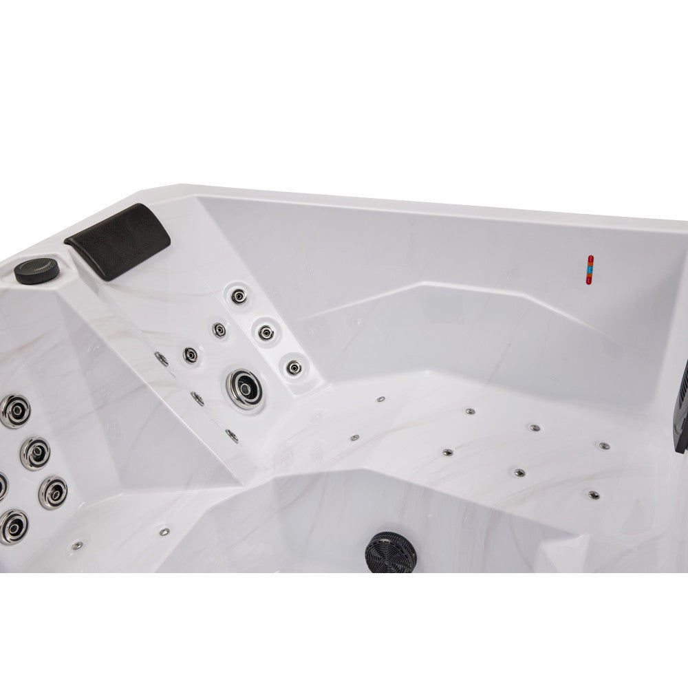 Luxury Spas Galley 5 Person Hot Tub — 60 Jet Premium Spa (WS-008)