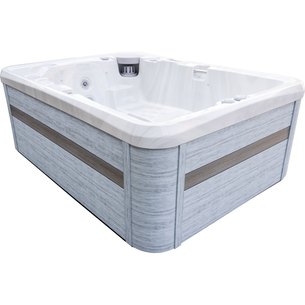 Luxury Spas Largo 3 Person Hot Tub — 54 Jet Lounger Spa (WS-002)
