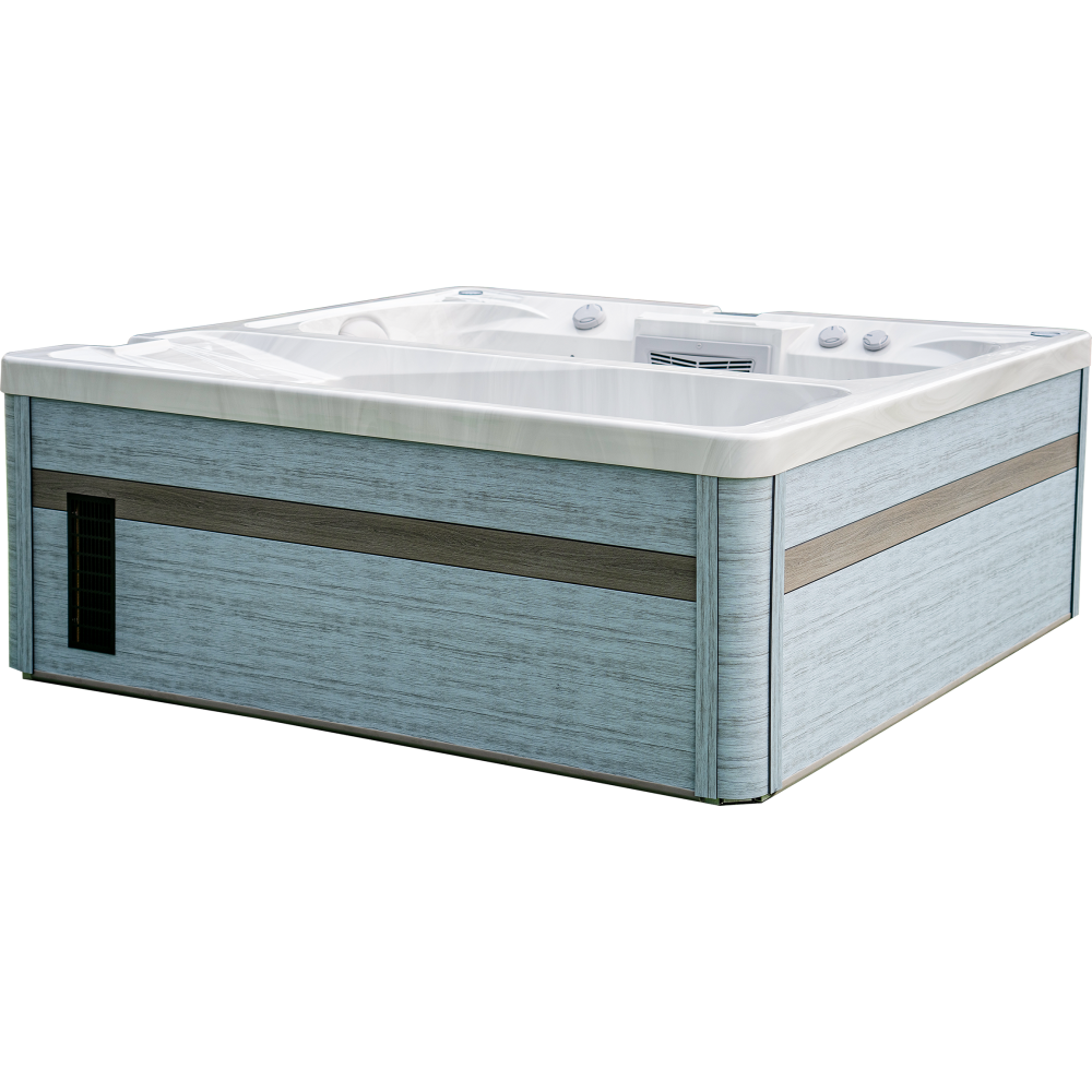 Luxury Spas Marquis Hot & Cold Spa — 3 Person Dual-Zone Hot Tub with Cold Plunge (I-02)