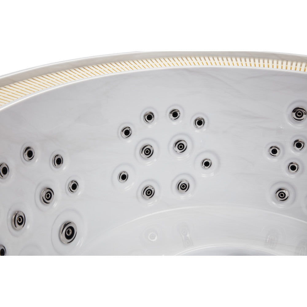 Luxury Spas Oscar 6 Person Hot Tub — 64 Jet Hydrotherapy Spa (WS-007)