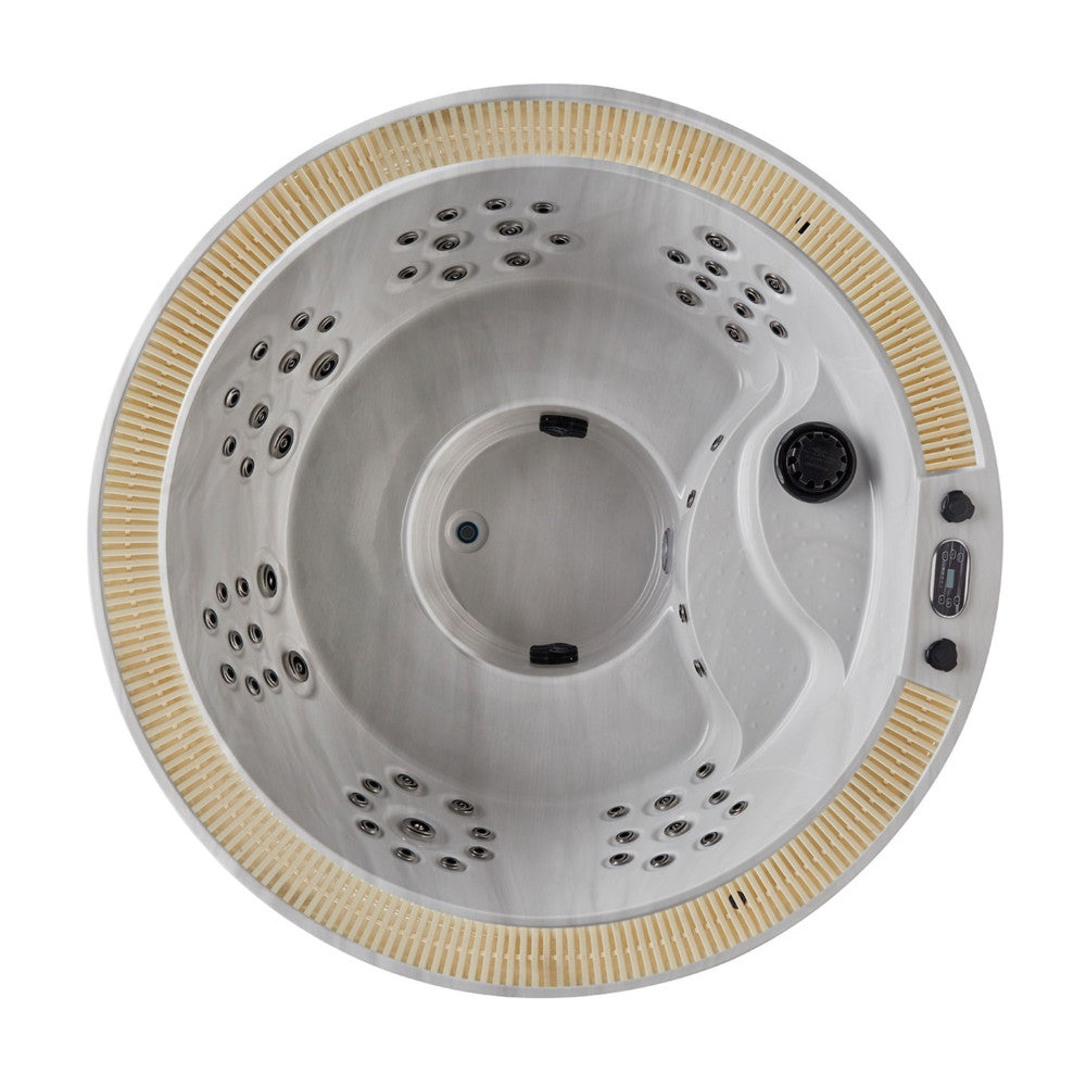 Luxury Spas Oscar 6 Person Hot Tub — 64 Jet Hydrotherapy Spa (WS-007)
