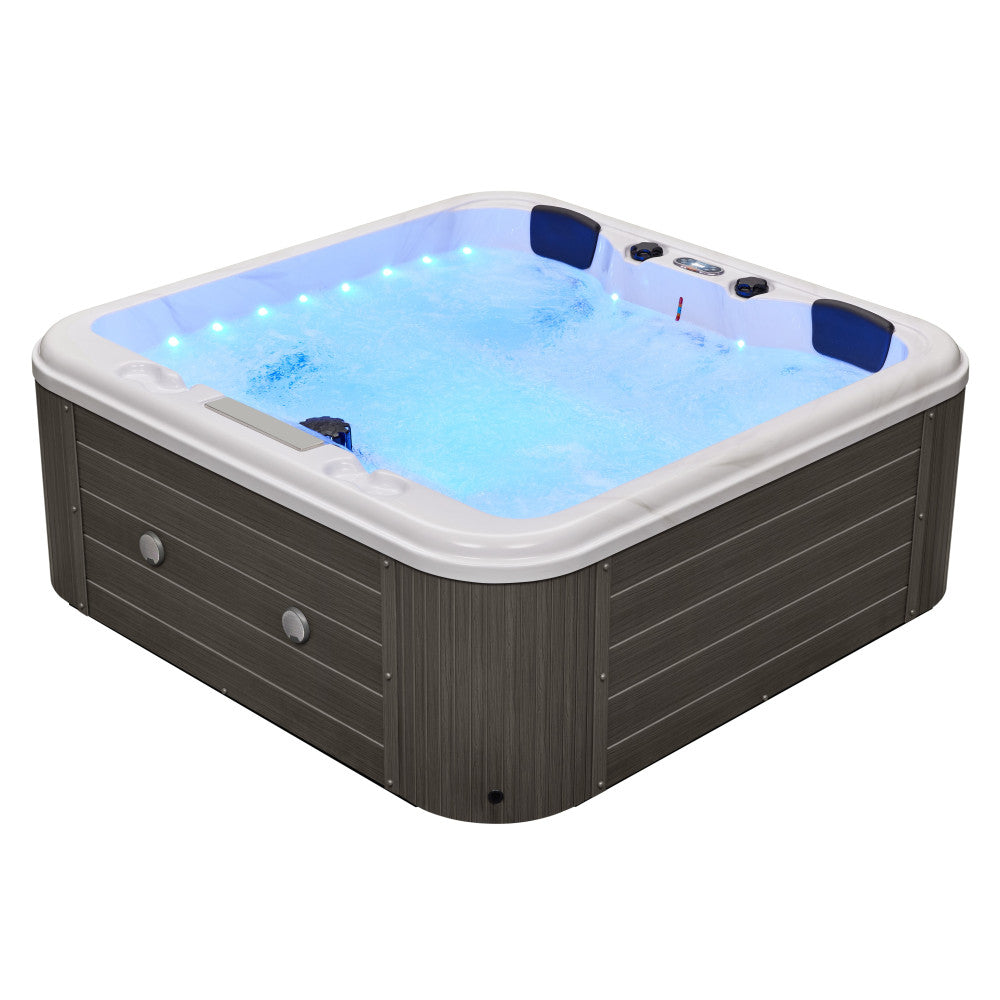 Luxury Spas Social 5 Person Hot Tub — 47 Jet Party Spa (WS-297)