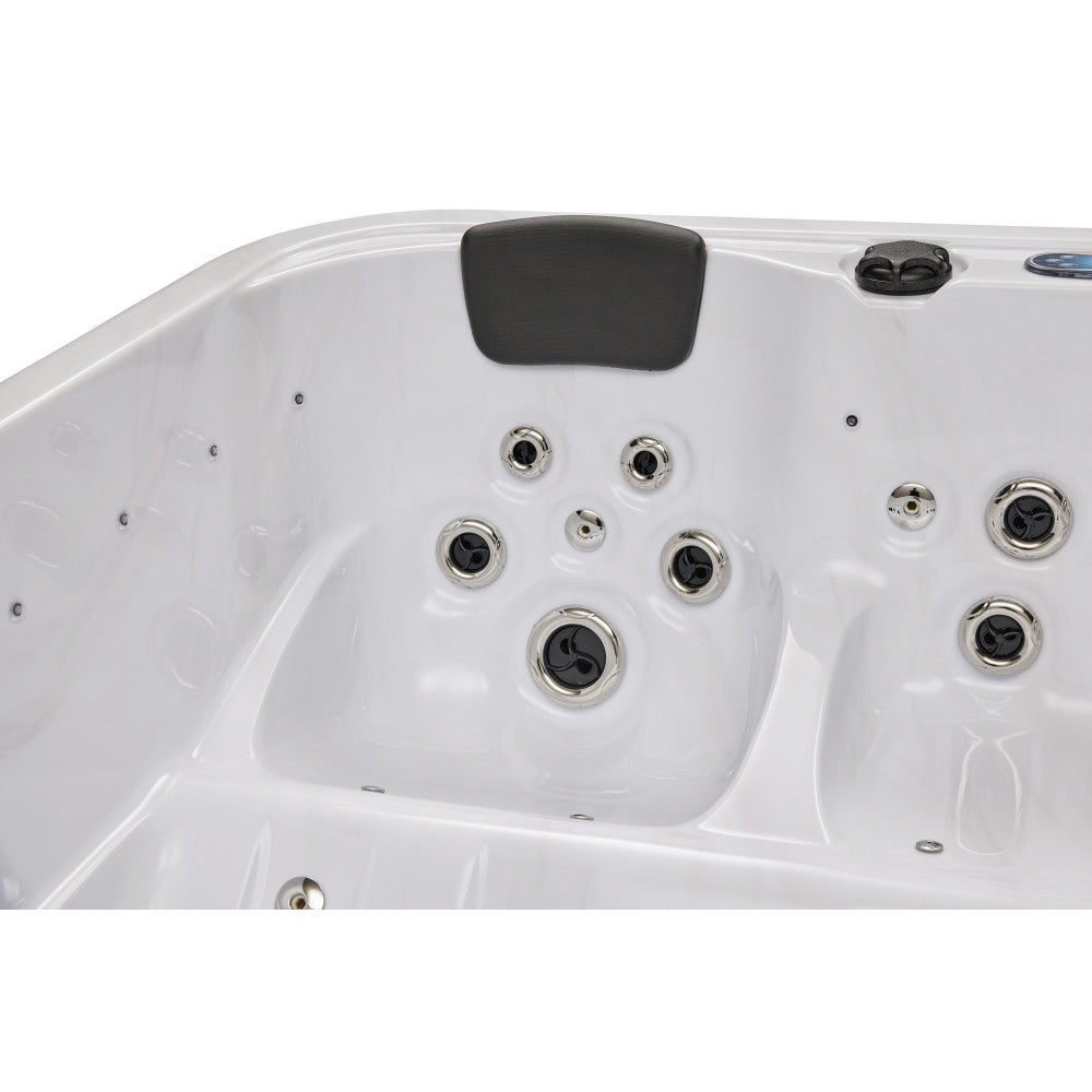 Luxury Spas Social 5 Person Hot Tub — 47 Jet Party Spa (WS-297)