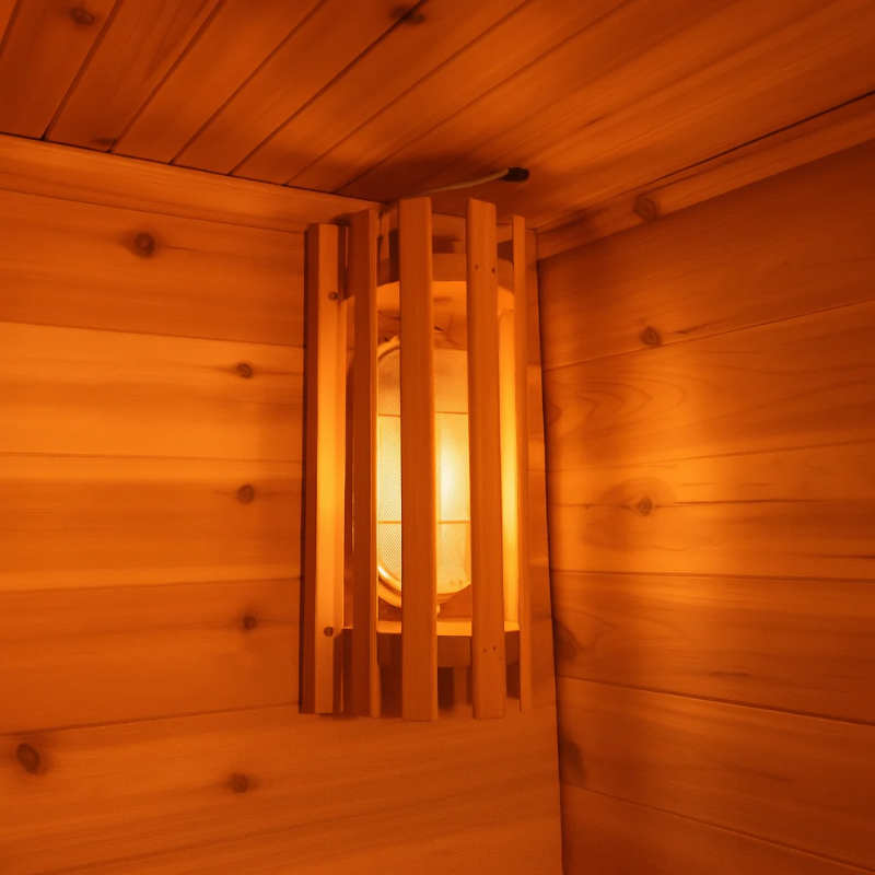SunRay Seneca 3-Person Contemporary Outdoor Sauna - Image 5