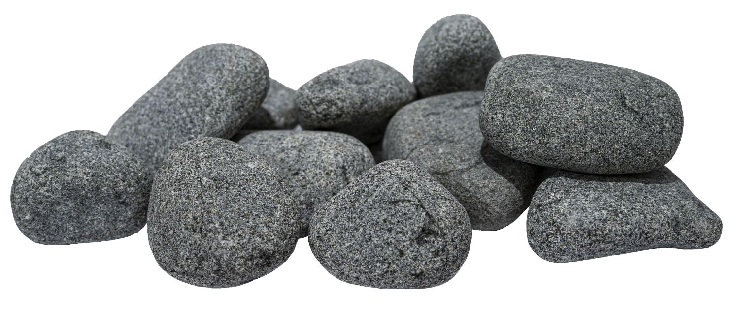 Olivine Diabase Sauna Heater Stones, Rounded, 10-15cm