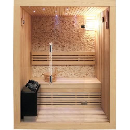 SunRay Rockledge 2-Person Luxury Indoor Traditional Sauna - Image 3