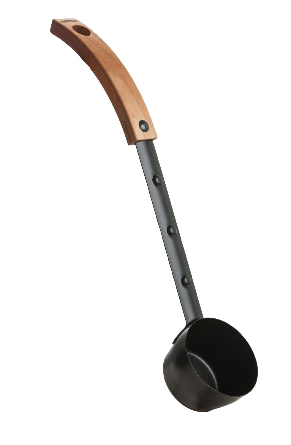 Sauna Ladle, Black Steel w/Thermo-Aspen