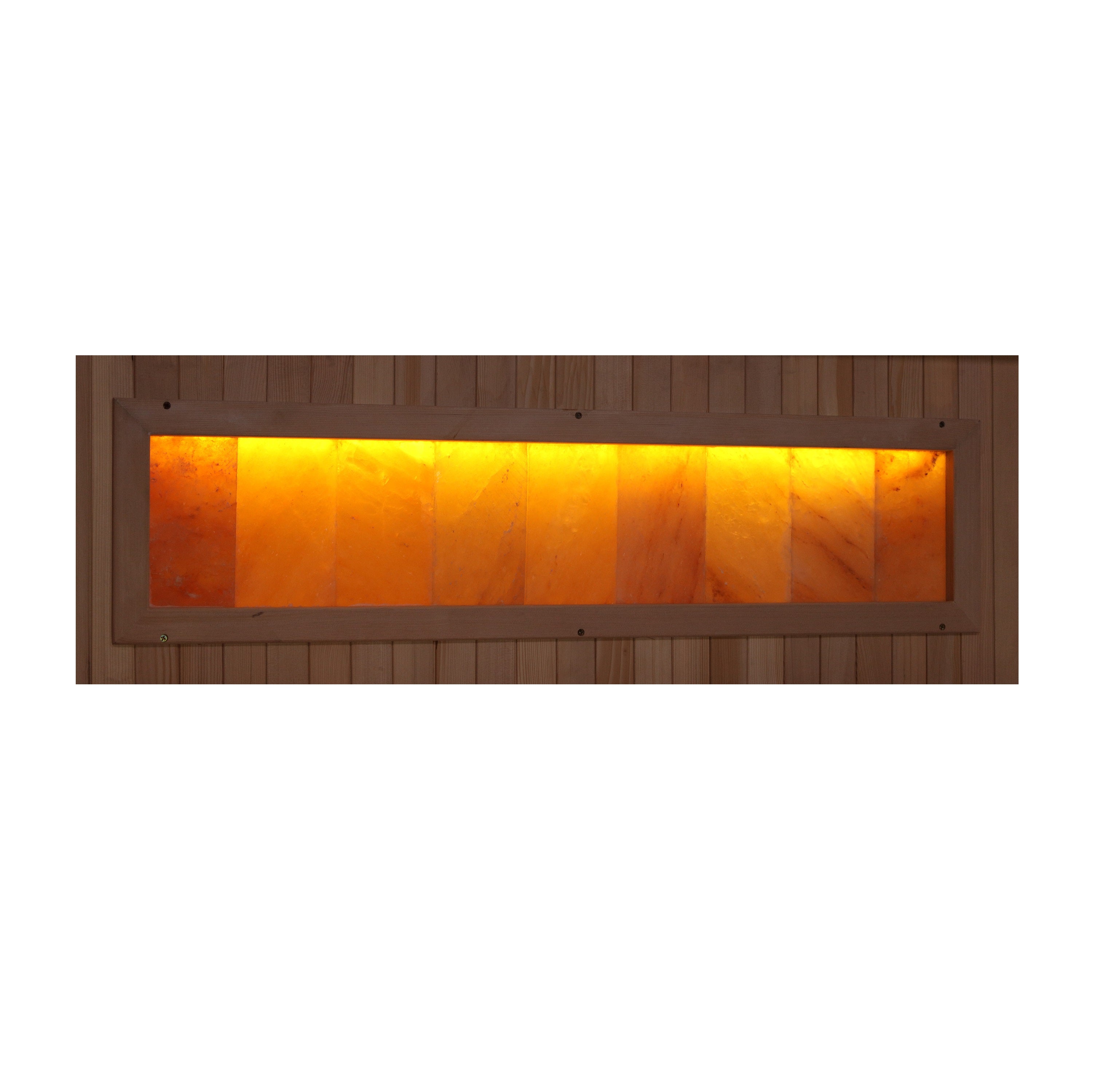 Golden Designs 3-Person Full Spectrum PureTech™ Near Zero EMF (Under 3MG) FAR Infrared Sauna with Himalayan Salt Bar (Canadian Hemlock) (GDI-8230-01)