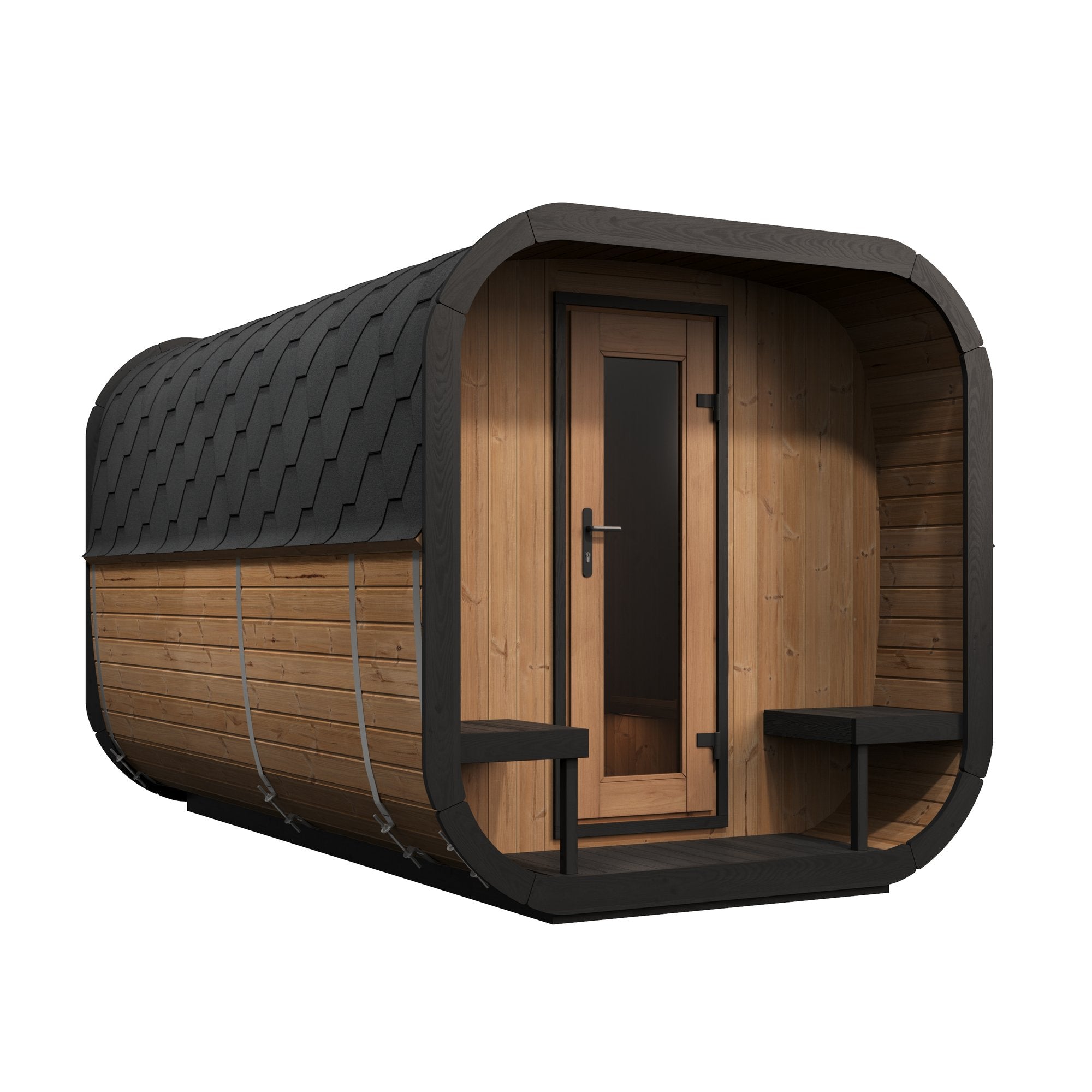 SaunaLife Model CL12GCP Cube Sauna + Cold Plunge (SL-MODEL-CL12GCP)
