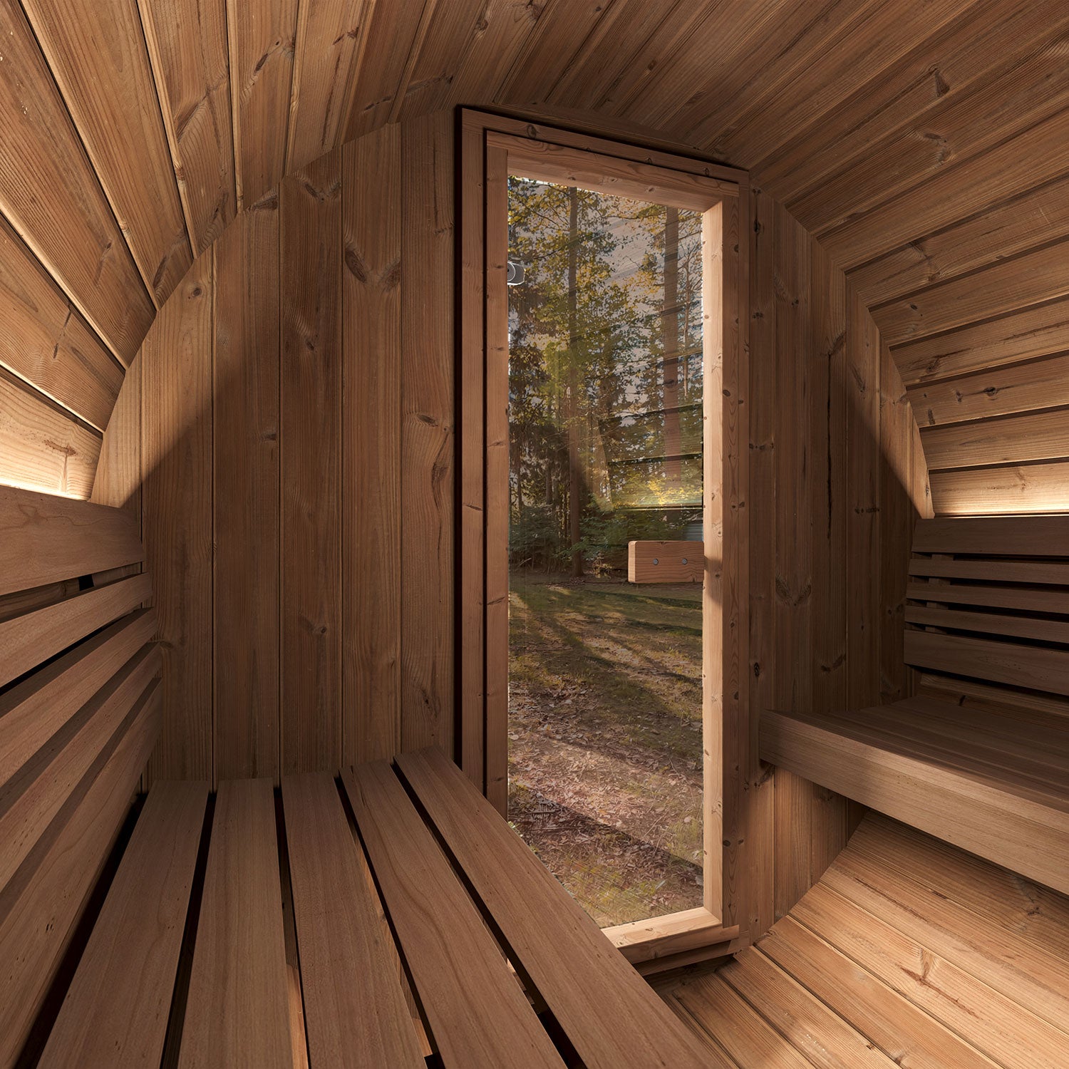 SaunaLife Model E6 Barrel Sauna (SL-MODELE6)