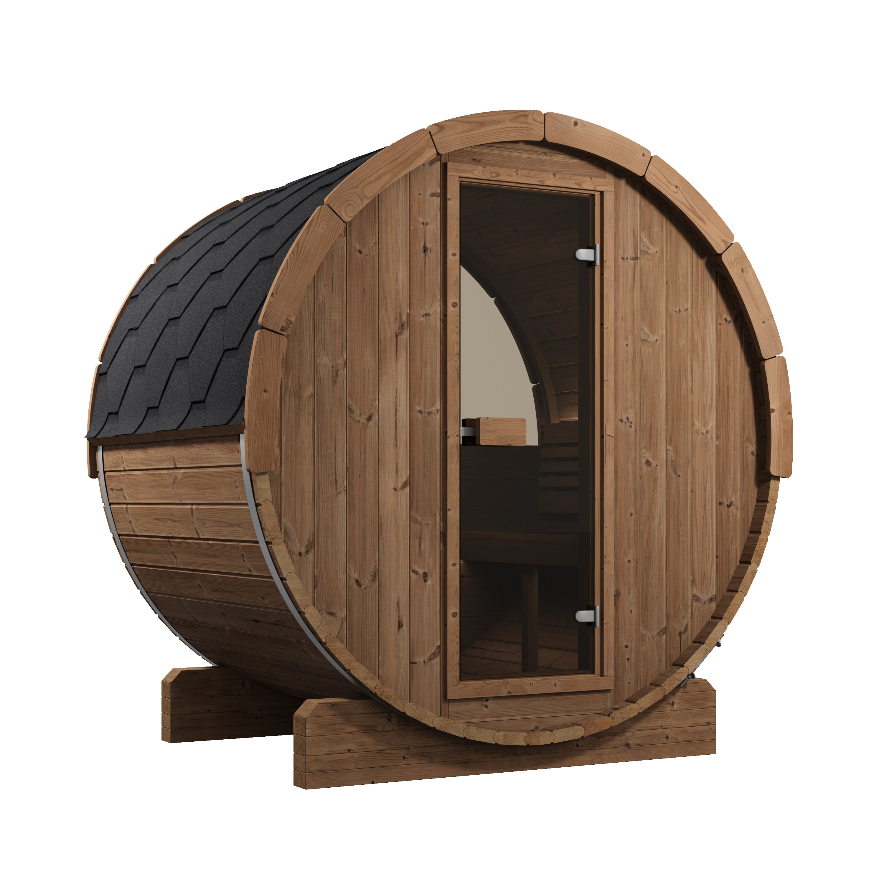 SaunaLife Model E6W Barrel Sauna (SL-MODELE6W)
