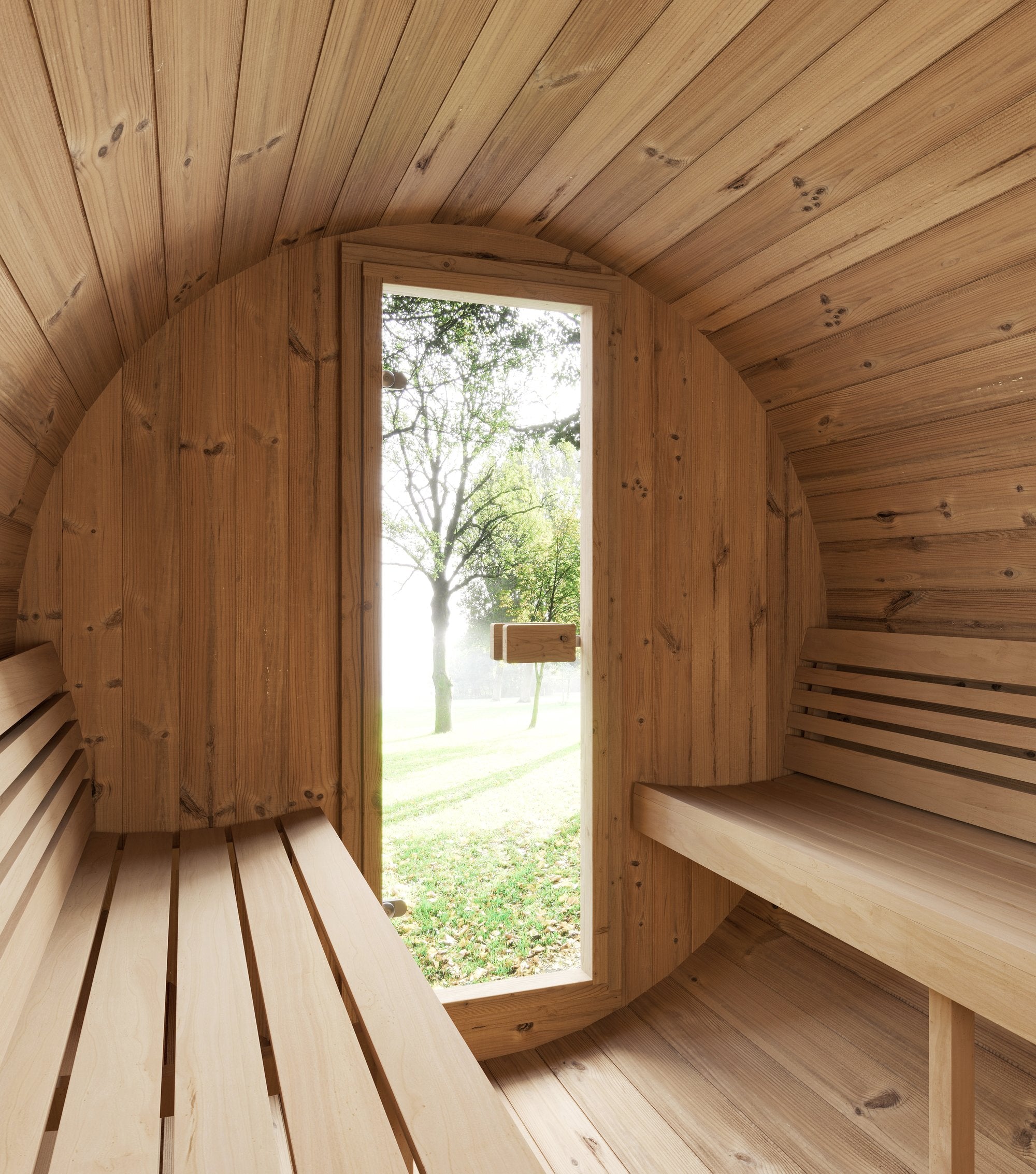 SaunaLife Model E7 Barrel Sauna (SL-MODELE7)