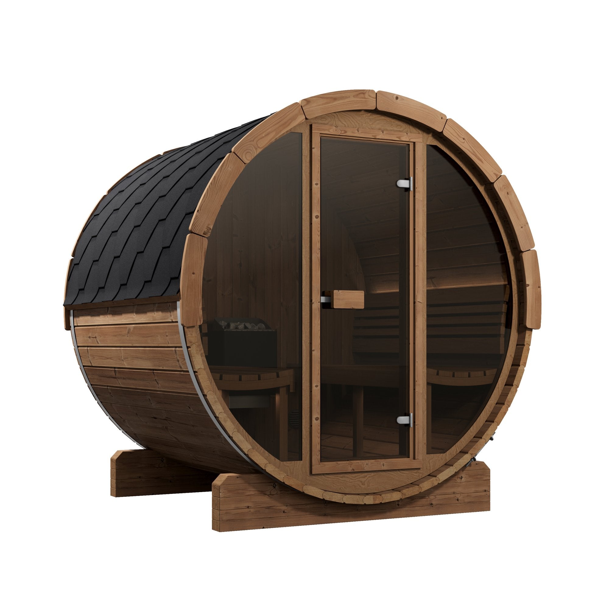 SaunaLife Model E7G Barrel Sauna (SL-MODELE7G)