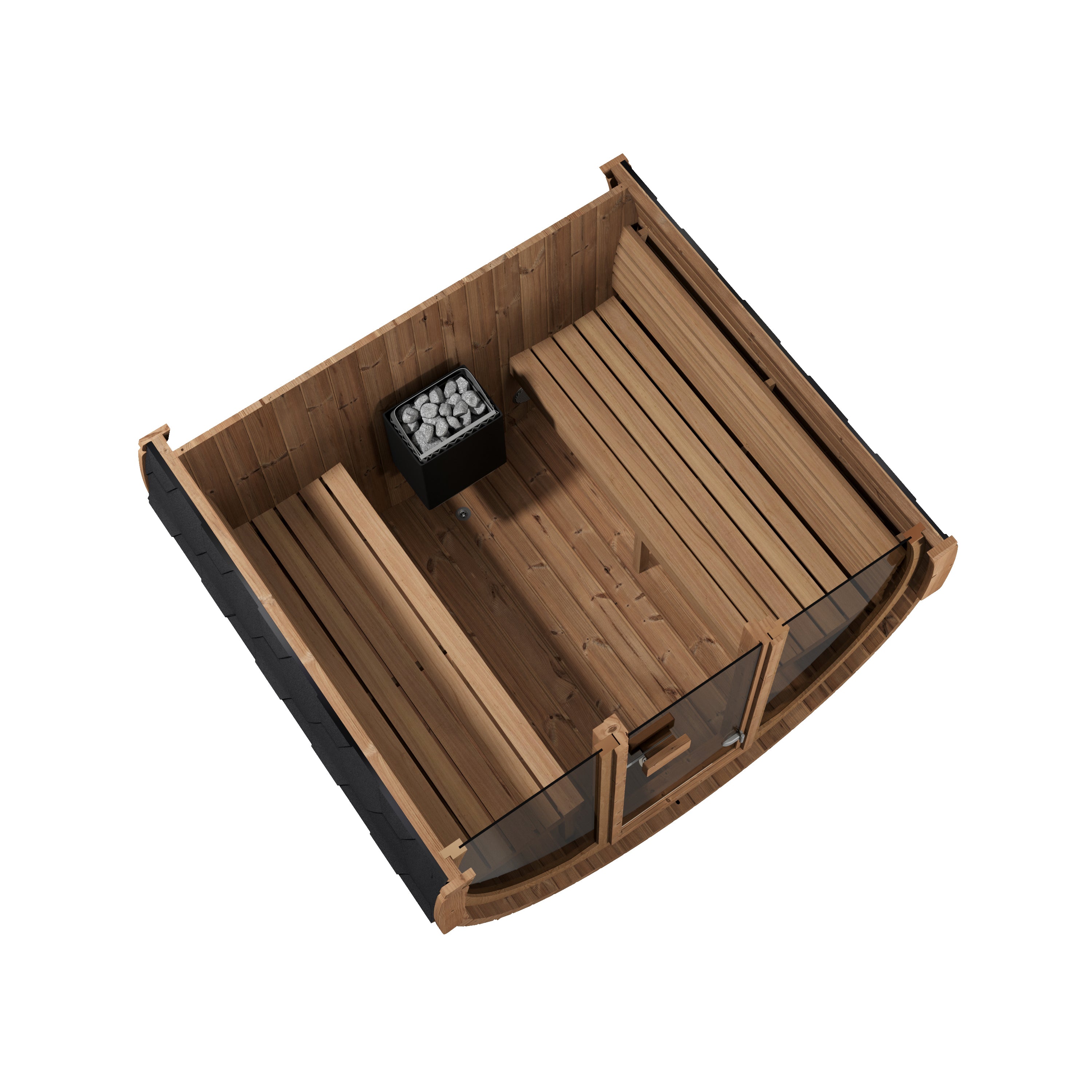 SaunaLife Model E7G Barrel Sauna (SL-MODELE7G)