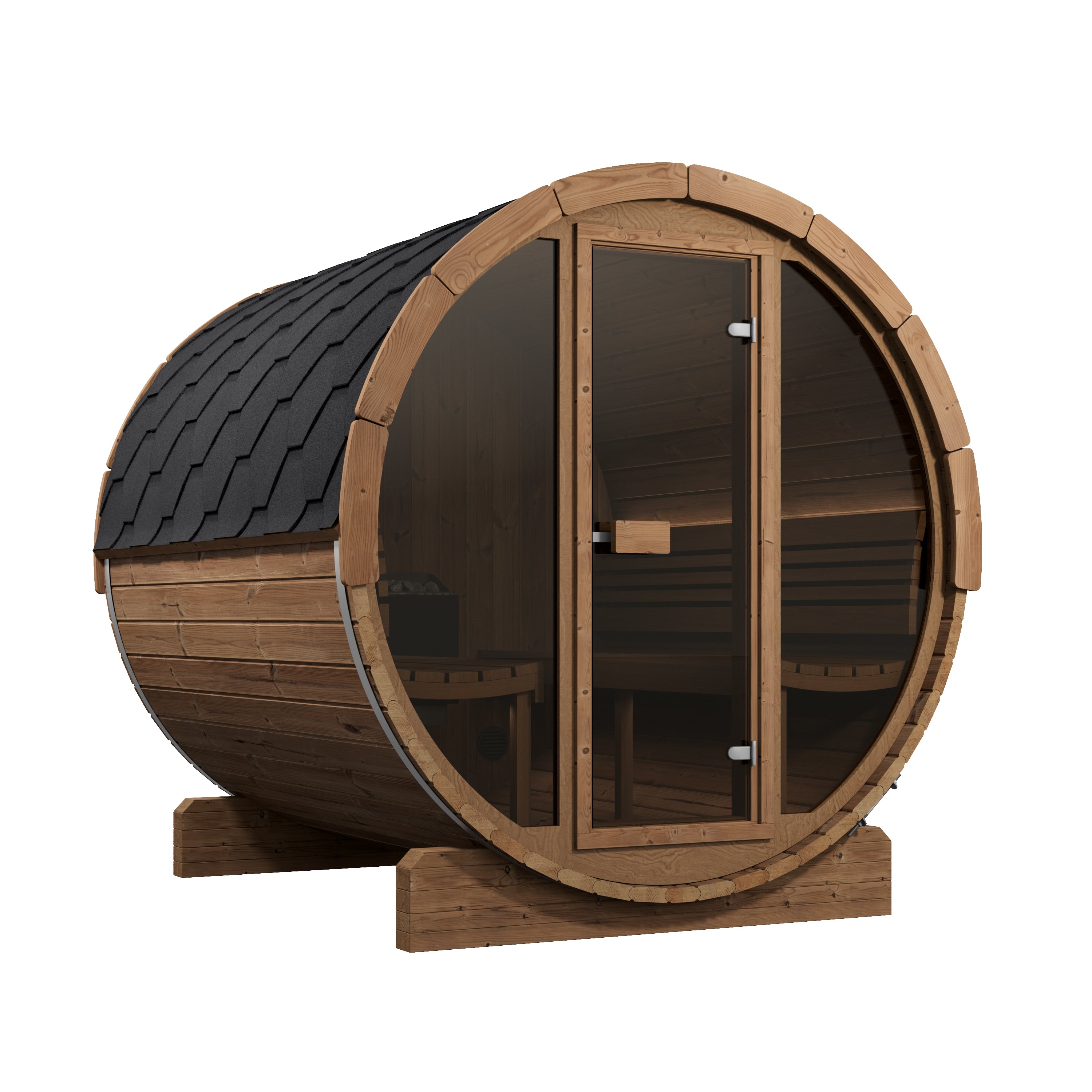 SaunaLife Model E8G Barrel Sauna (SL-MODELE8G)