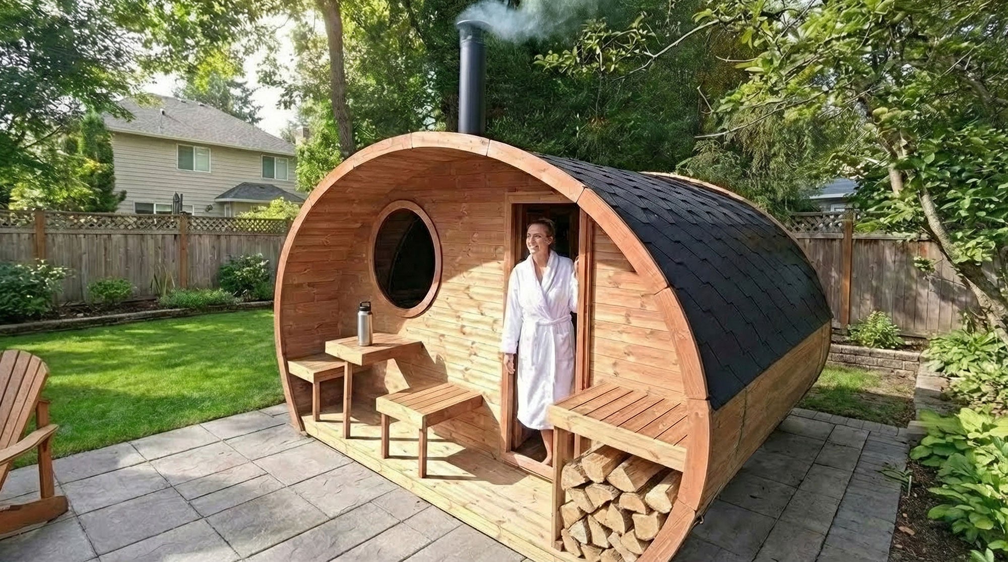 SaunaLife Model G11 Outdoor Sauna (SL-MODELG11)