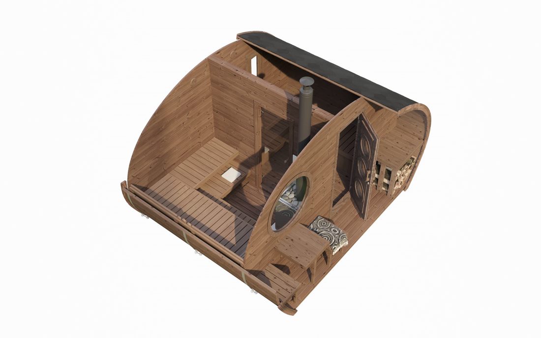 SaunaLife Model G11 Outdoor Sauna (SL-MODELG11)