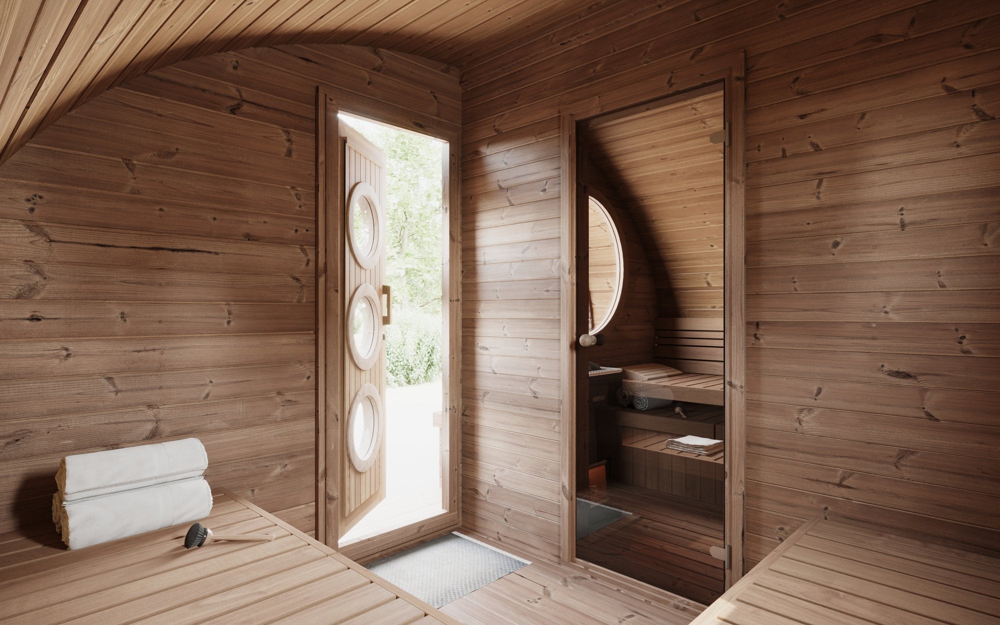 SaunaLife Model G11 Outdoor Sauna (SL-MODELG11)