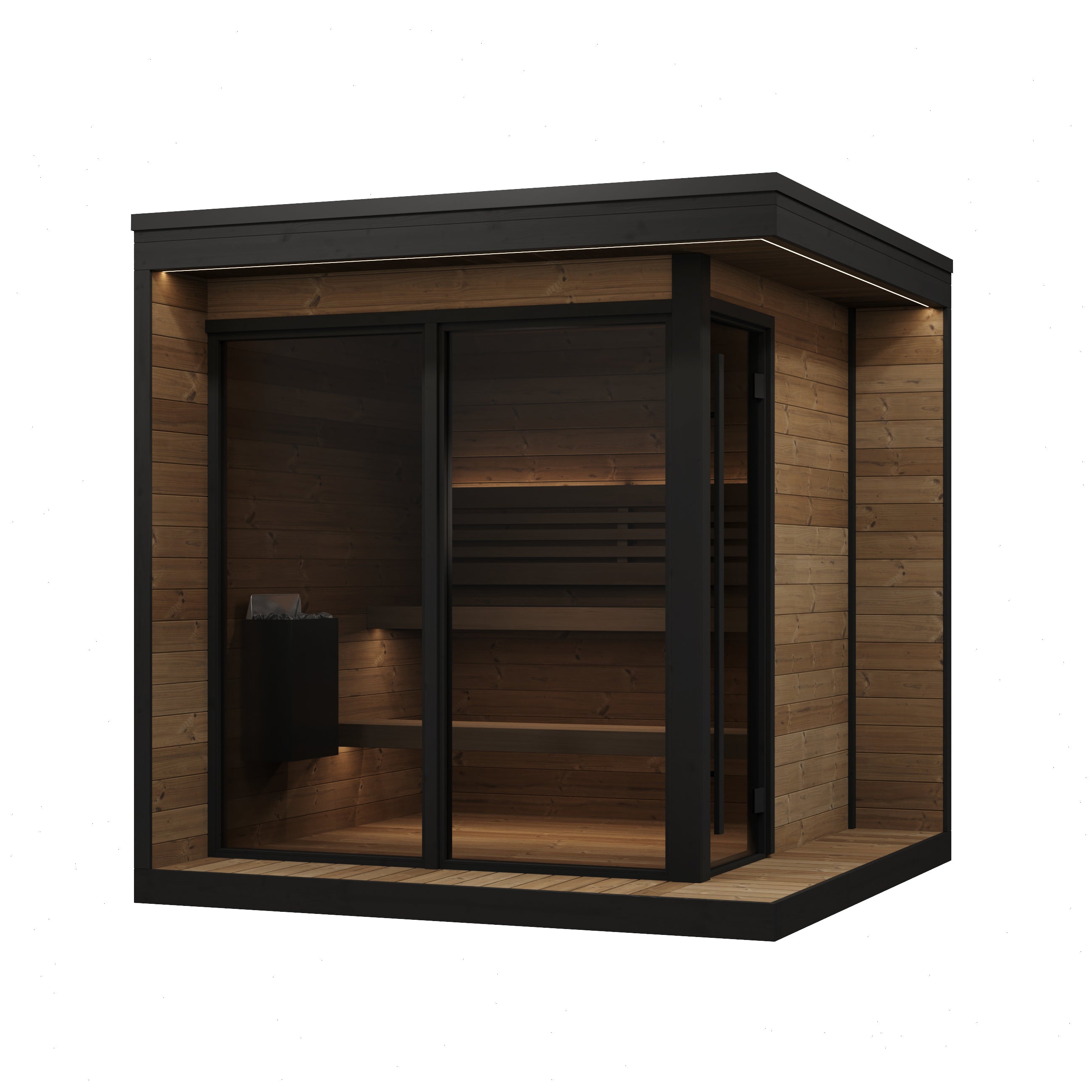 SaunaLife Model GL6 Luxury Outdoor Sauna (SL-MODELGL6)