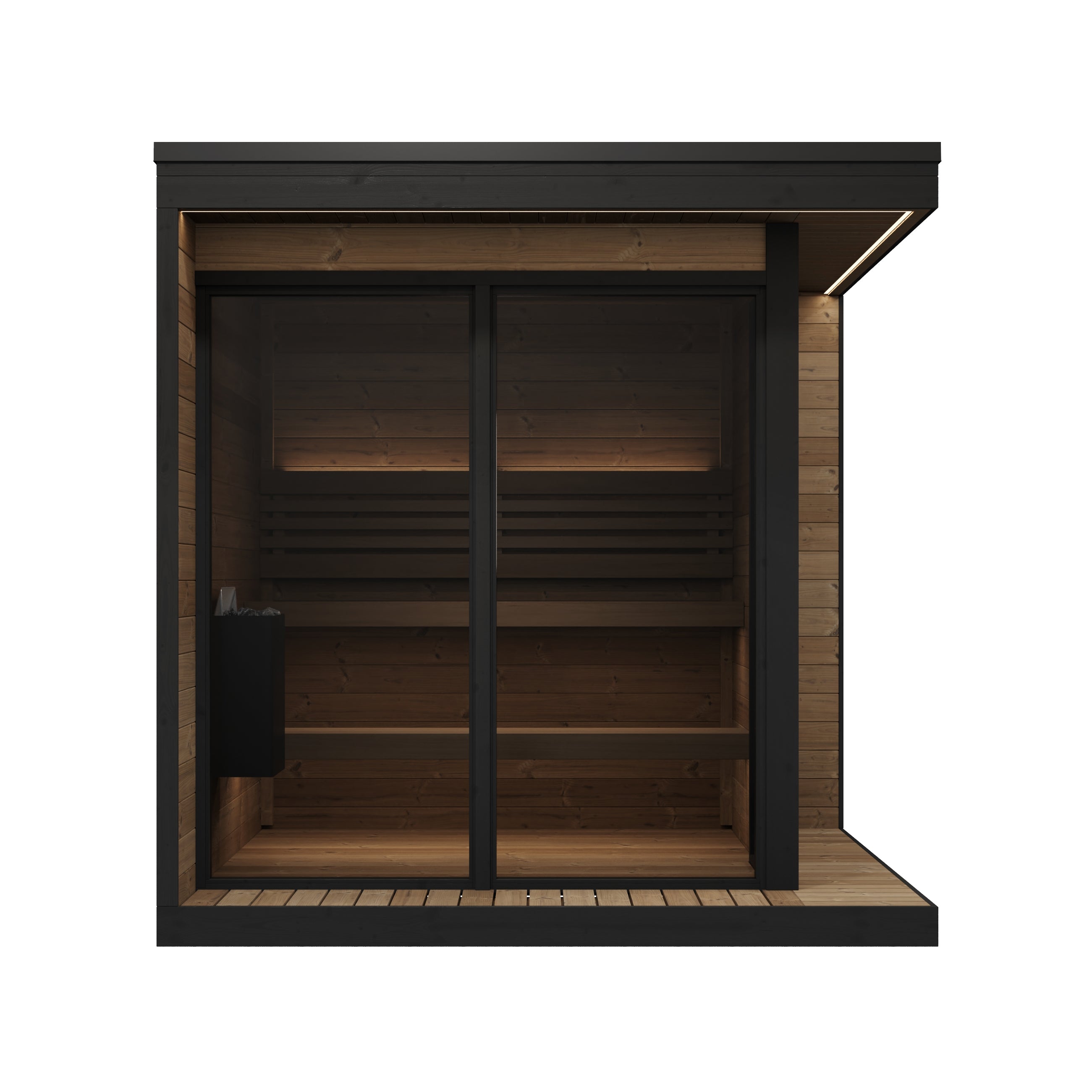 SaunaLife Model GL6 Luxury Outdoor Sauna (SL-MODELGL6)