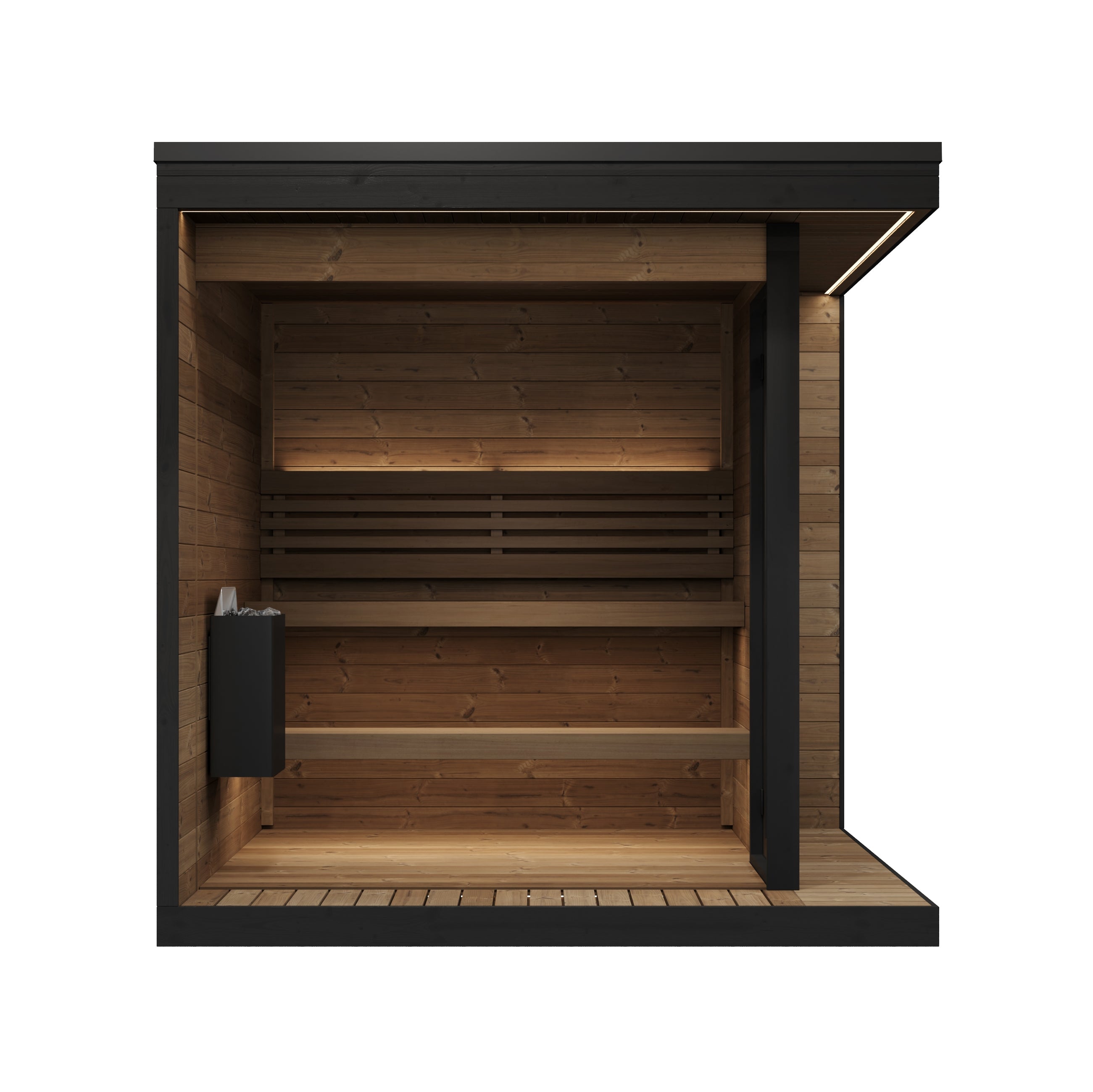 SaunaLife Model GL6 Luxury Outdoor Sauna (SL-MODELGL6)