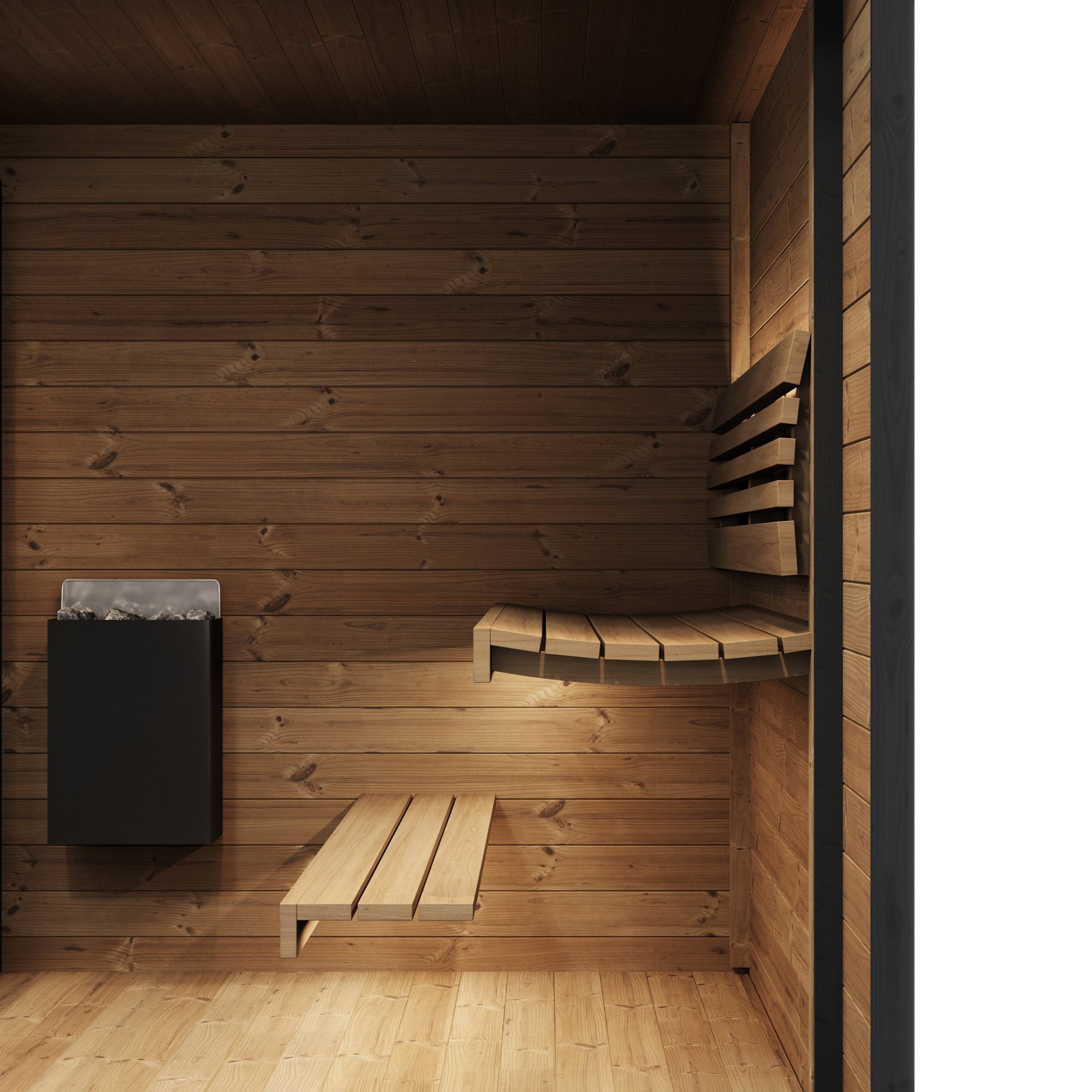 SaunaLife Model GL6 Luxury Outdoor Sauna (SL-MODELGL6)