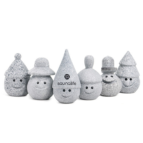 SaunaLife Stoney & Friends Stone Sauna Gnomes 6 Pack (129286)