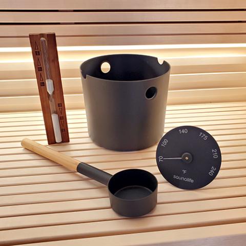 SaunaLife Sauna Accessory Package 2 (ACCPKG-2BK)