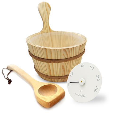 SaunaLife Sauna Accessory Package 4 (ACCPKG-4BK)