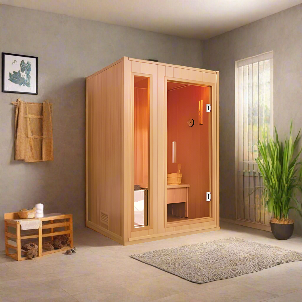 SunRay Southport 3-Person Indoor Traditional Sauna - Image 1